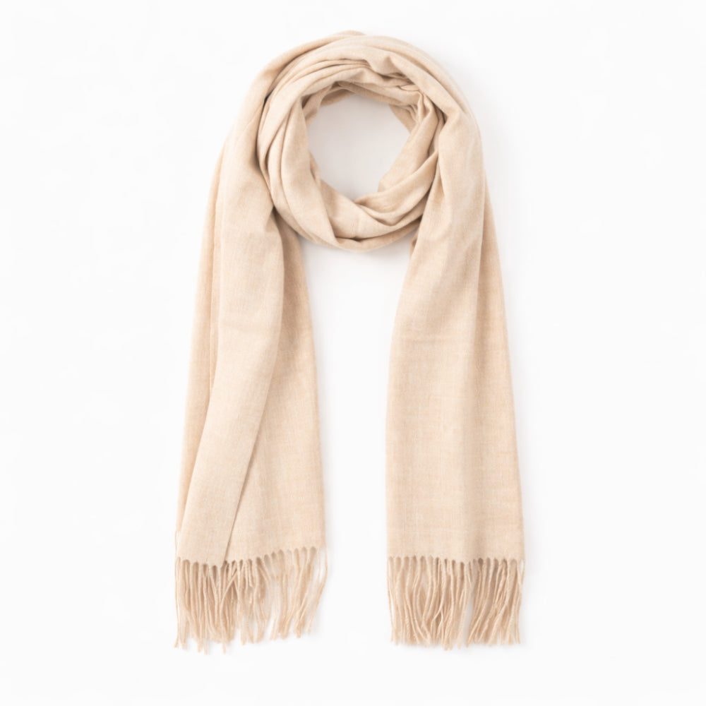 K&Co. Petal Series Winter Scarf - LATTE